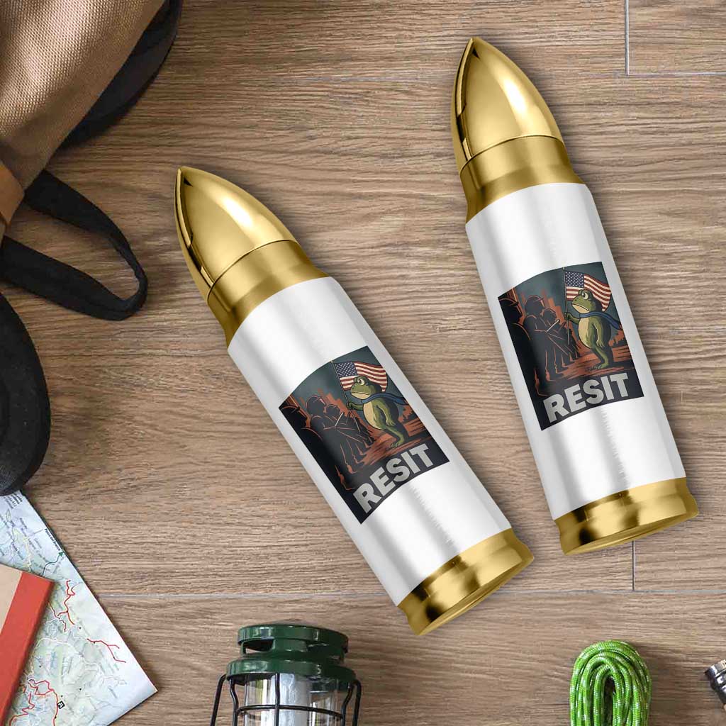 Resist Frog Bullet Tumbler Portland Frog Activist America Political 2025 - Wonder Print Shop