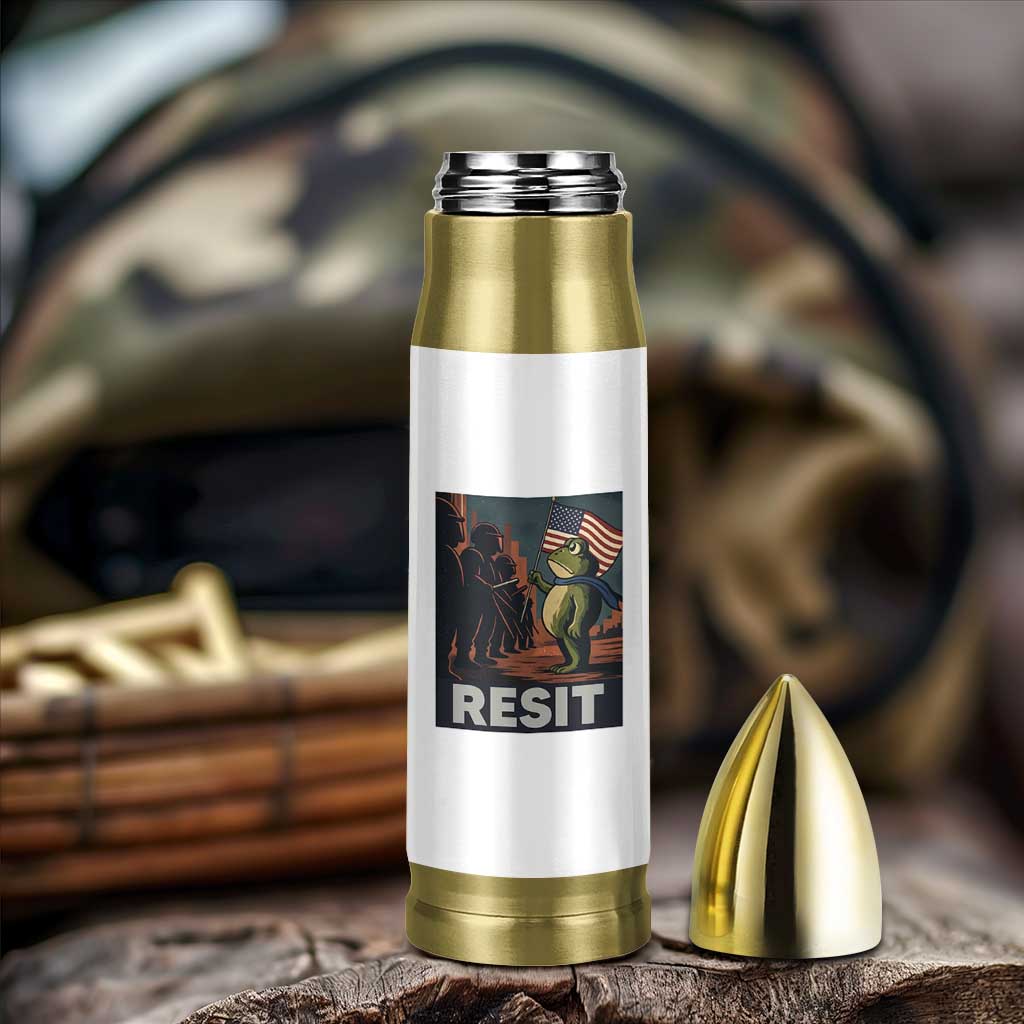 Resist Frog Bullet Tumbler Portland Frog Activist America Political 2025 - Wonder Print Shop