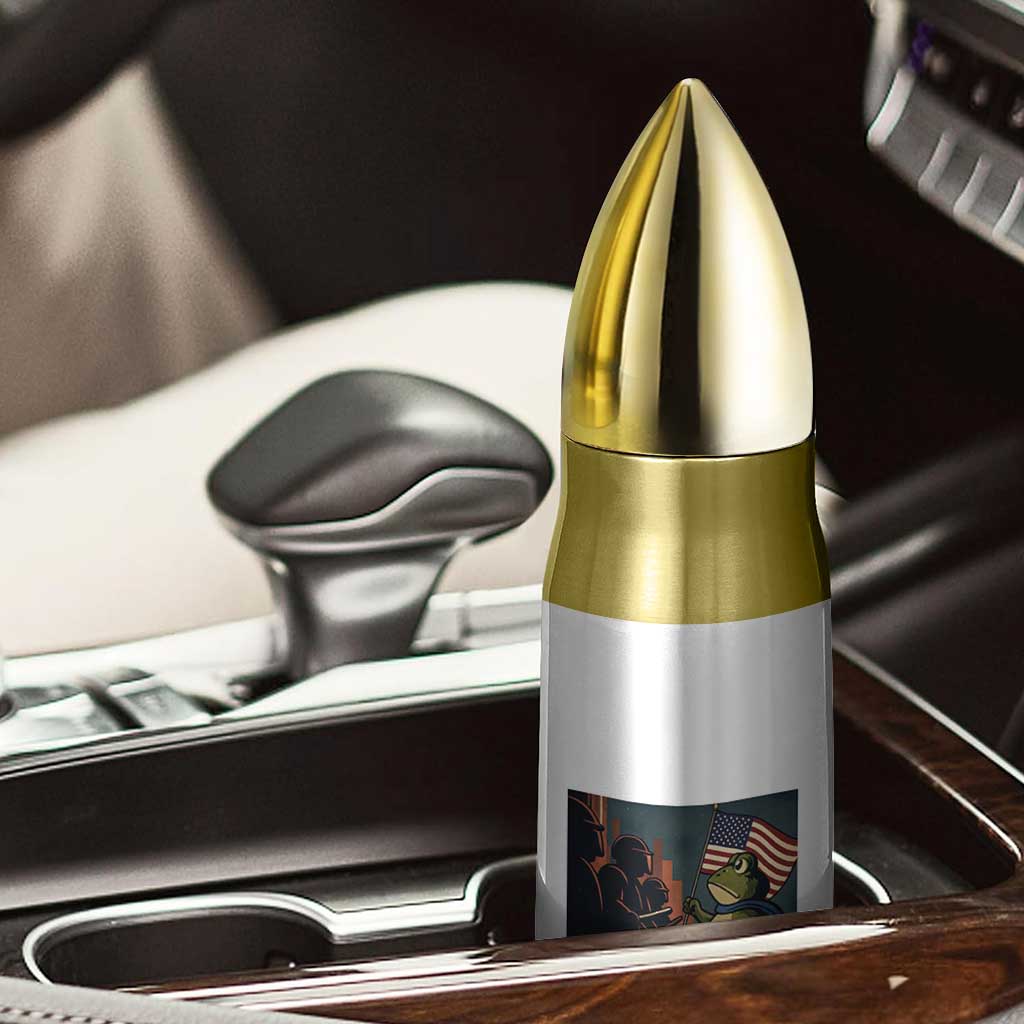 Resist Frog Bullet Tumbler Portland Frog Activist America Political 2025 - Wonder Print Shop