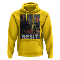 Resist Frog Hoodie Portland Frog Activist America Political 2025 - Wonder Print Shop