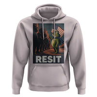 Resist Frog Hoodie Portland Frog Activist America Political 2025 - Wonder Print Shop