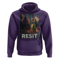 Resist Frog Hoodie Portland Frog Activist America Political 2025 - Wonder Print Shop