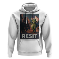 Resist Frog Hoodie Portland Frog Activist America Political 2025 - Wonder Print Shop
