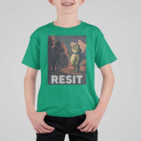 Resist Frog T Shirt For Kid Portland Frog Activist America Political 2025 - Wonder Print Shop