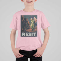 Resist Frog T Shirt For Kid Portland Frog Activist America Political 2025 - Wonder Print Shop