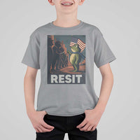 Resist Frog T Shirt For Kid Portland Frog Activist America Political 2025 - Wonder Print Shop