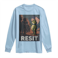 Resist Frog Long Sleeve Shirt Portland Frog Activist America Political 2025 - Wonder Print Shop