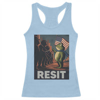 Resist Frog Racerback Tank Top Portland Frog Activist America Political 2025 - Wonder Print Shop