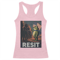 Resist Frog Racerback Tank Top Portland Frog Activist America Political 2025 - Wonder Print Shop