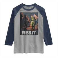 Resist Frog Raglan Shirt Portland Frog Activist America Political 2025 - Wonder Print Shop