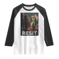 Resist Frog Raglan Shirt Portland Frog Activist America Political 2025 - Wonder Print Shop