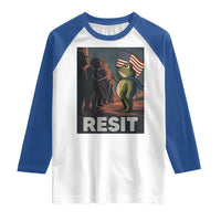 Resist Frog Raglan Shirt Portland Frog Activist America Political 2025 - Wonder Print Shop