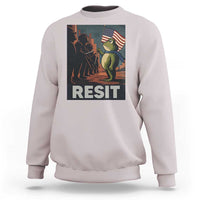 Resist Frog Sweatshirt Portland Frog Activist America Political 2025 - Wonder Print Shop