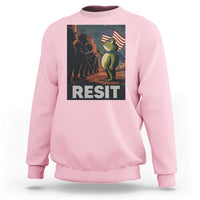 Resist Frog Sweatshirt Portland Frog Activist America Political 2025 - Wonder Print Shop