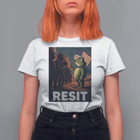 Resist Frog T Shirt For Women Portland Frog Activist America Political 2025 - Wonder Print Shop