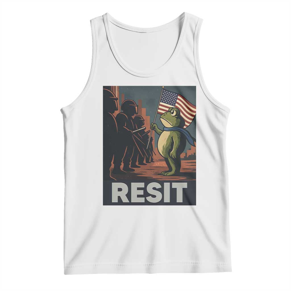 Resist Frog Tank Top Portland Frog Activist America Political 2025 - Wonder Print Shop