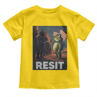 Resist Frog Toddler T Shirt Portland Frog Activist America Political 2025 - Wonder Print Shop