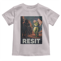 Resist Frog Toddler T Shirt Portland Frog Activist America Political 2025 - Wonder Print Shop