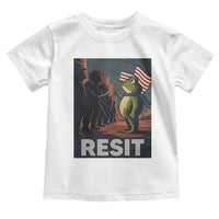 Resist Frog Toddler T Shirt Portland Frog Activist America Political 2025 - Wonder Print Shop