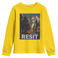 Resist Frog Youth Sweatshirt Portland Frog Activist America Political 2025 - Wonder Print Shop