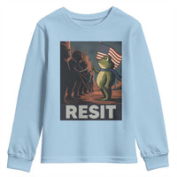 Resist Frog Youth Sweatshirt Portland Frog Activist America Political 2025 - Wonder Print Shop