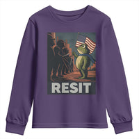 Resist Frog Youth Sweatshirt Portland Frog Activist America Political 2025 - Wonder Print Shop