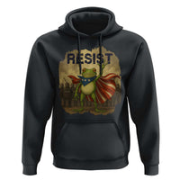 Resist Frog Christian Christmas Hoodie Funny Polittical 2025 Meme - Wonder Print Shop