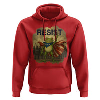 Resist Frog Christian Christmas Hoodie Funny Polittical 2025 Meme - Wonder Print Shop