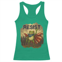 Resist Frog Christian Christmas Racerback Tank Top Funny Polittical 2025 Meme - Wonder Print Shop