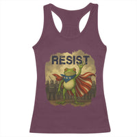 Resist Frog Christian Christmas Racerback Tank Top Funny Polittical 2025 Meme - Wonder Print Shop