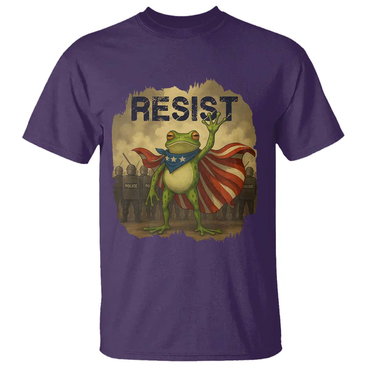 Resist Frog Christian Christmas T Shirt Funny Polittical 2025 Meme - Wonder Print Shop