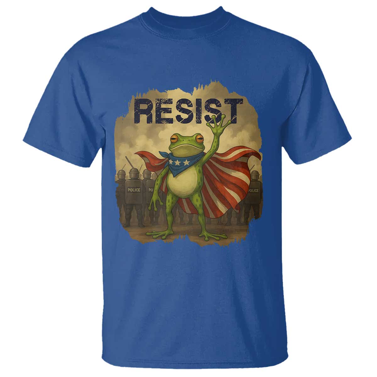 Resist Frog Christian Christmas T Shirt Funny Polittical 2025 Meme - Wonder Print Shop