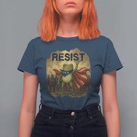 Resist Frog Christian Christmas T Shirt For Women Funny Polittical 2025 Meme - Wonder Print Shop
