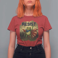 Resist Frog Christian Christmas T Shirt For Women Funny Polittical 2025 Meme - Wonder Print Shop