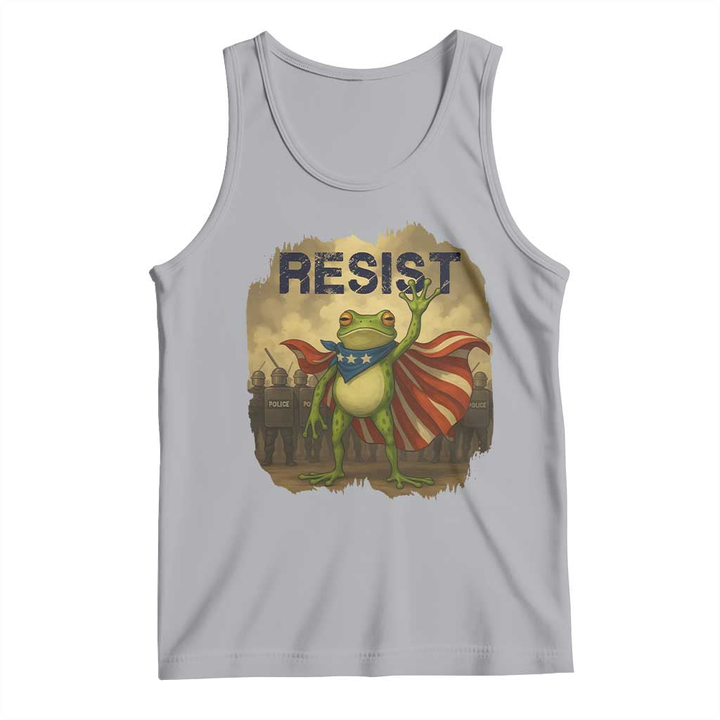 Resist Frog Christian Christmas Tank Top Funny Polittical 2025 Meme - Wonder Print Shop