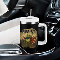 Resist Frog Christian Christmas Tumbler With Handle Funny Polittical 2025 Meme - Wonder Print Shop