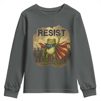 Resist Frog Christian Christmas Youth Sweatshirt Funny Polittical 2025 Meme - Wonder Print Shop