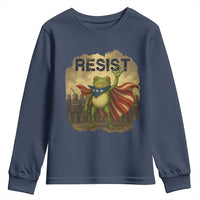 Resist Frog Christian Christmas Youth Sweatshirt Funny Polittical 2025 Meme - Wonder Print Shop