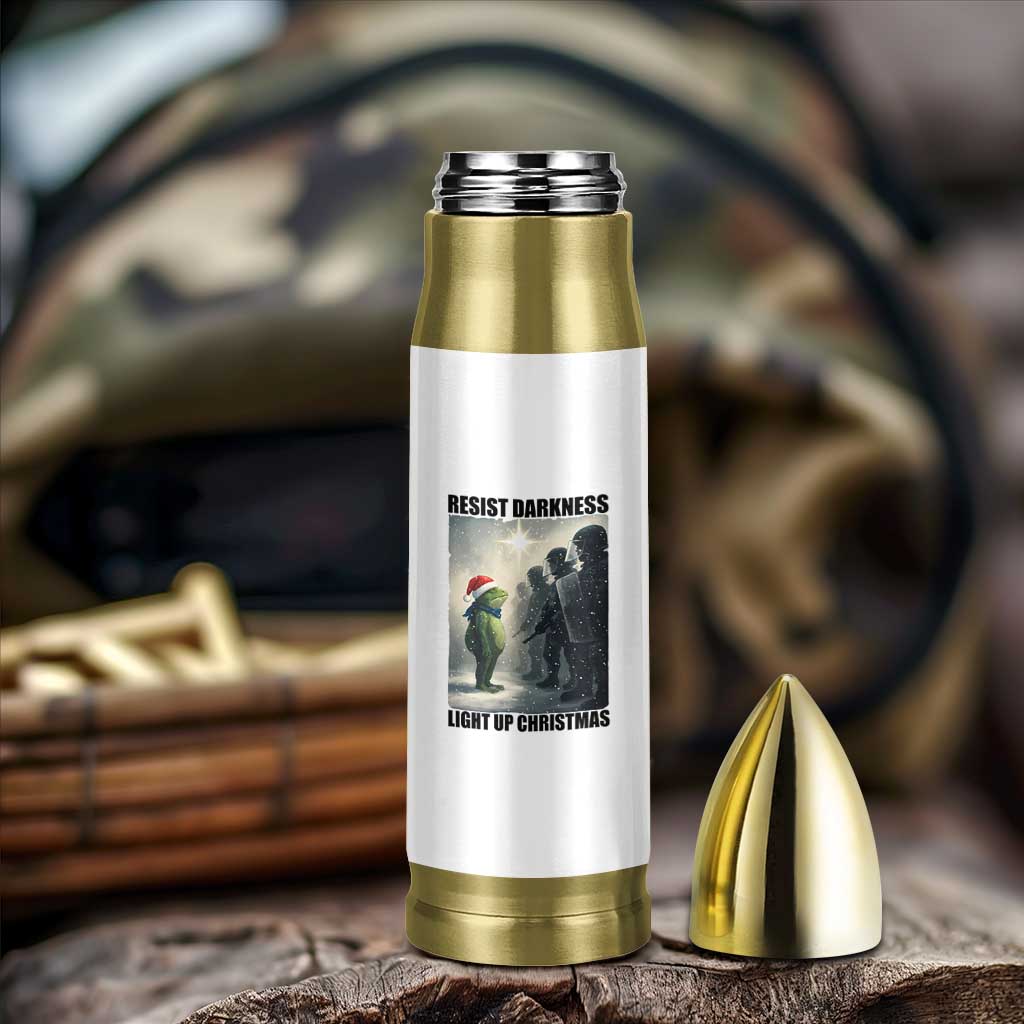 Frogs Resist Christmas Bullet Tumbler Funny Portland Protest ICE Activist Meme - Wonder Print Shop