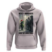 Frogs Resist Christmas Hoodie Funny Portland Protest ICE Activist Meme - Wonder Print Shop