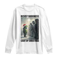 Frogs Resist Christmas Long Sleeve Shirt Funny Portland Protest ICE Activist Meme - Wonder Print Shop