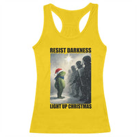 Frogs Resist Christmas Racerback Tank Top Funny Portland Protest ICE Activist Meme - Wonder Print Shop