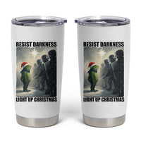 Frogs Resist Christmas Tumbler Cup Funny Portland Protest ICE Activist Meme - Wonder Print Shop