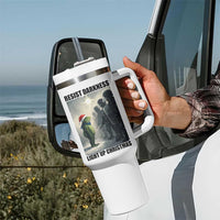 Frogs Resist Christmas Tumbler With Handle Funny Portland Protest ICE Activist Meme - Wonder Print Shop