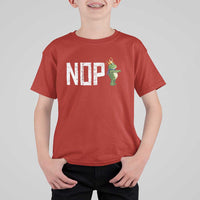 Frogs Resist T Shirt For Kid No Kings In America Political 2025 - Wonder Print Shop