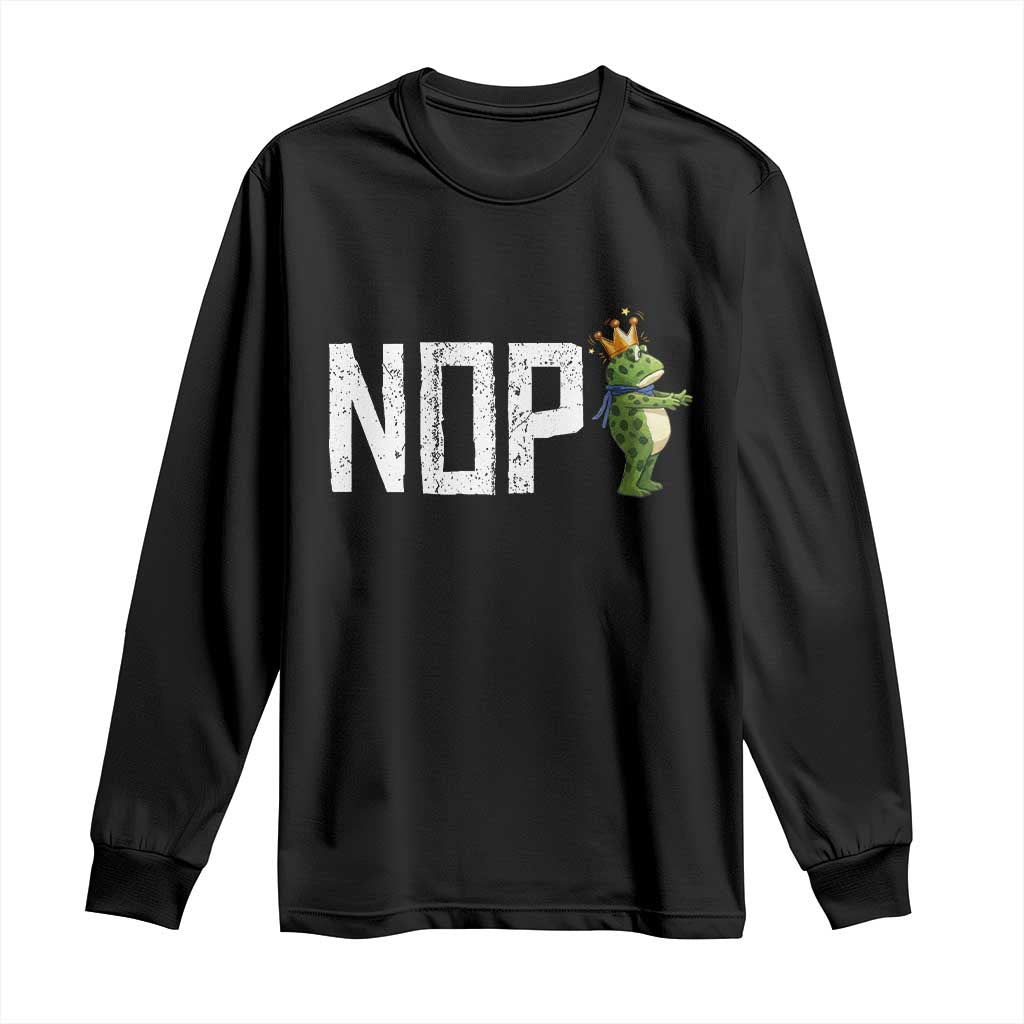 Frogs Resist Long Sleeve Shirt No Kings In America Political 2025 - Wonder Print Shop