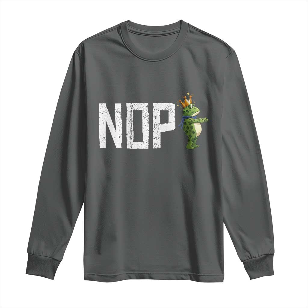 Frogs Resist Long Sleeve Shirt No Kings In America Political 2025 - Wonder Print Shop