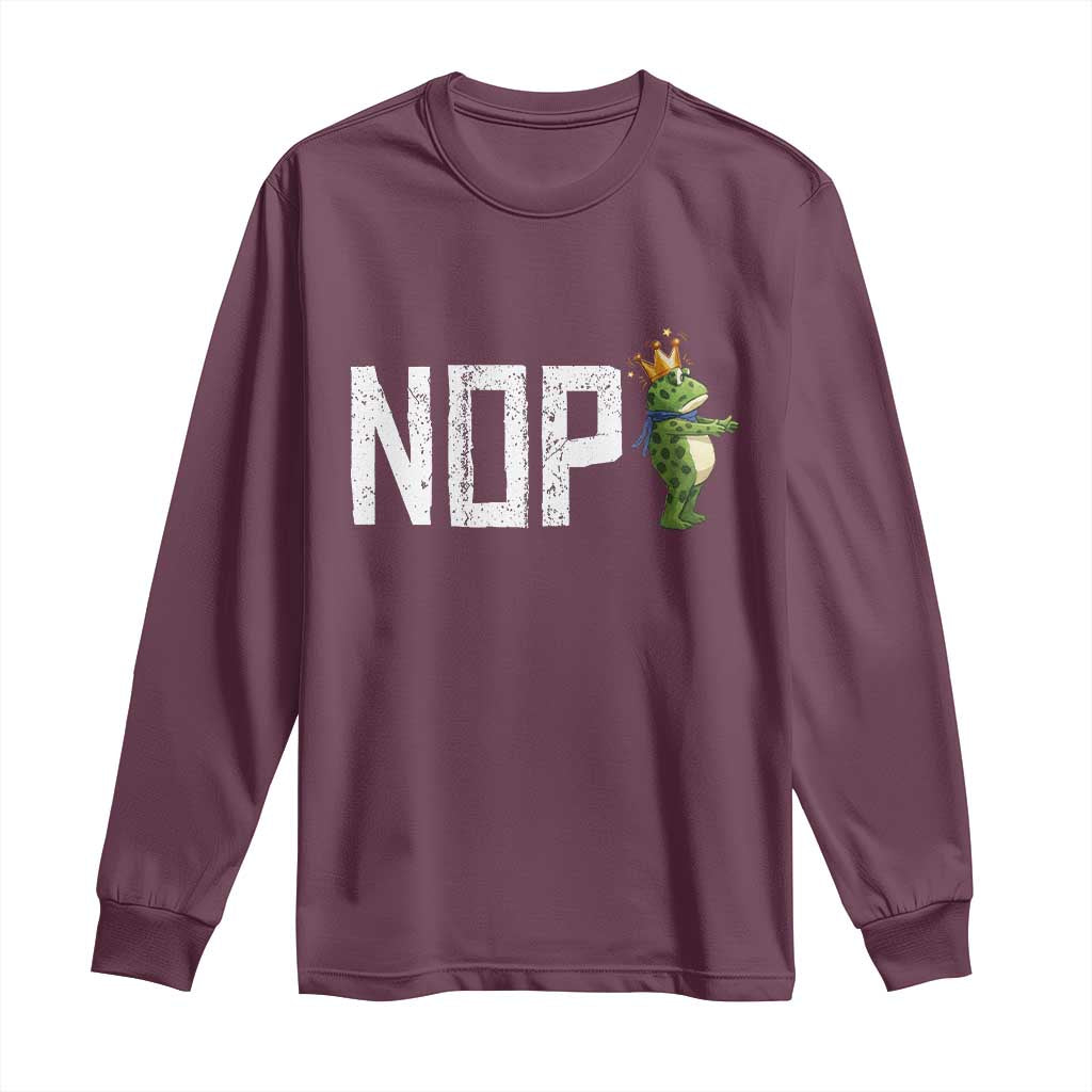 Frogs Resist Long Sleeve Shirt No Kings In America Political 2025 - Wonder Print Shop