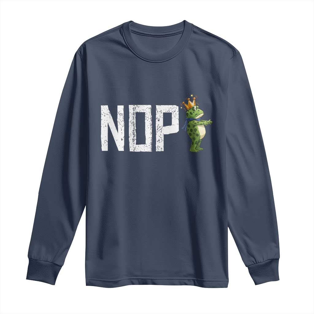 Frogs Resist Long Sleeve Shirt No Kings In America Political 2025 - Wonder Print Shop