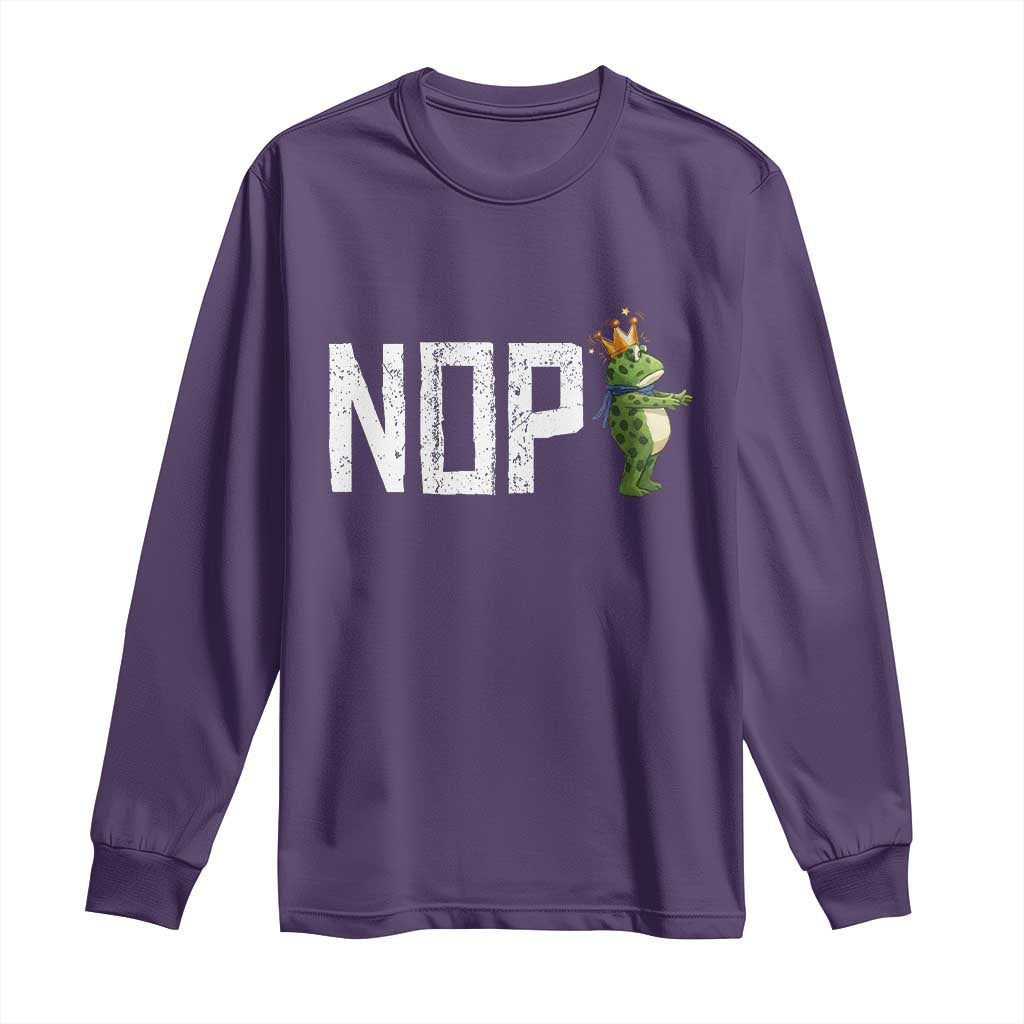 Frogs Resist Long Sleeve Shirt No Kings In America Political 2025 - Wonder Print Shop